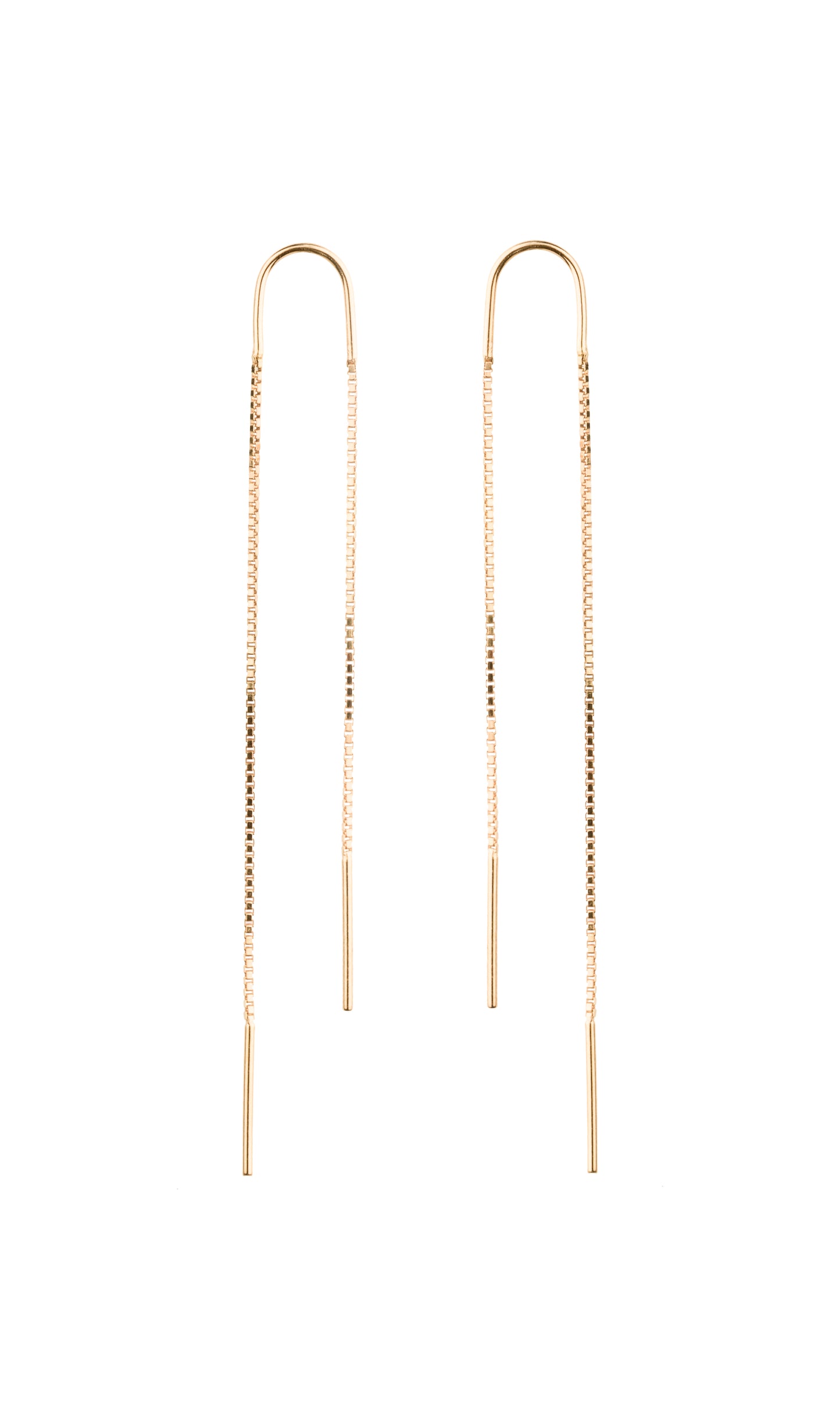 Double Chain Øreringe "Long"