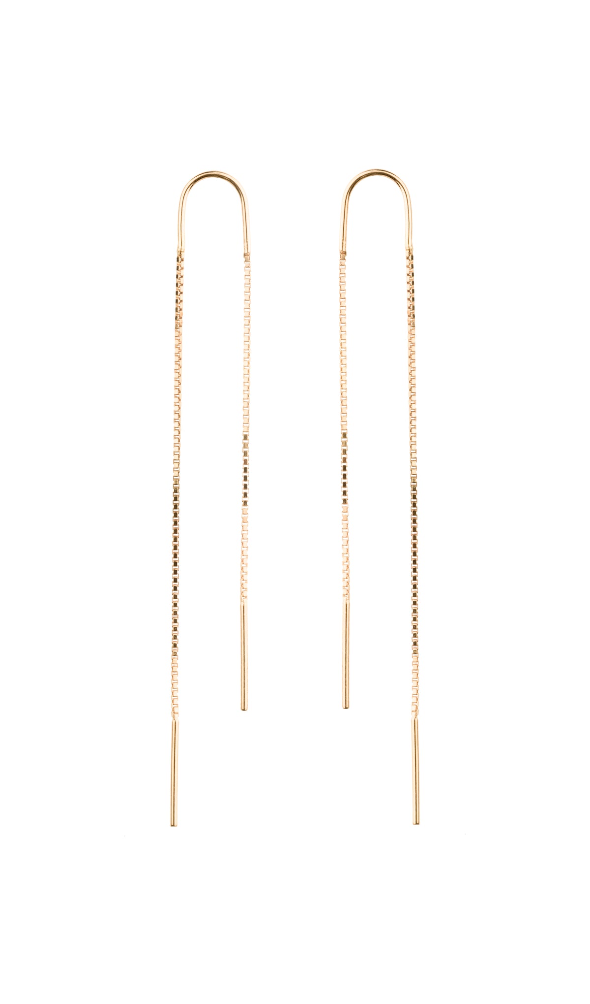 Double Chain Earrings "Long"