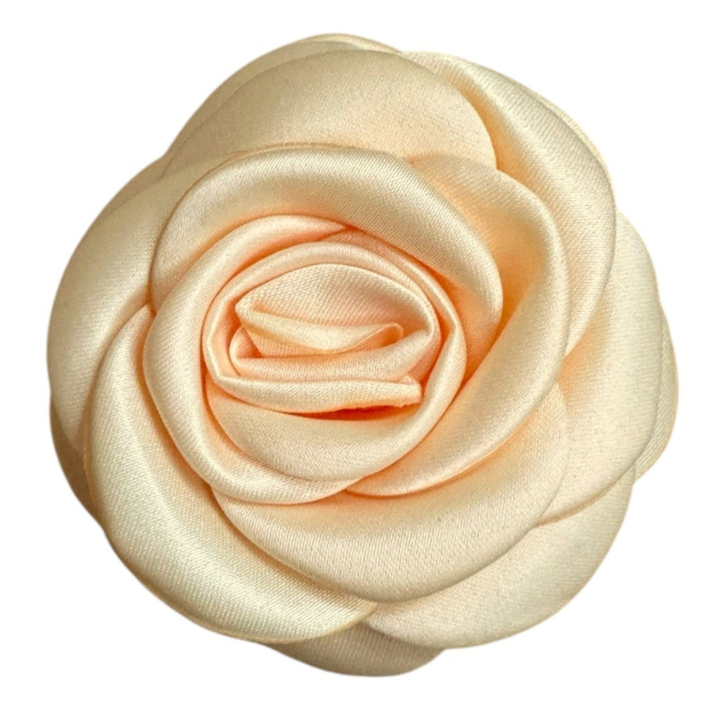 Small Satin Rose Klemme