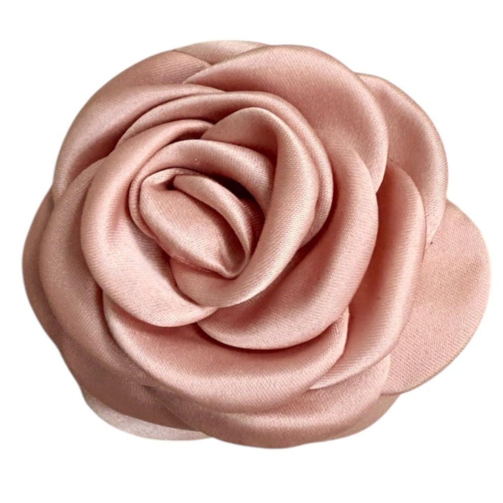 Small Satin Rose Klemme