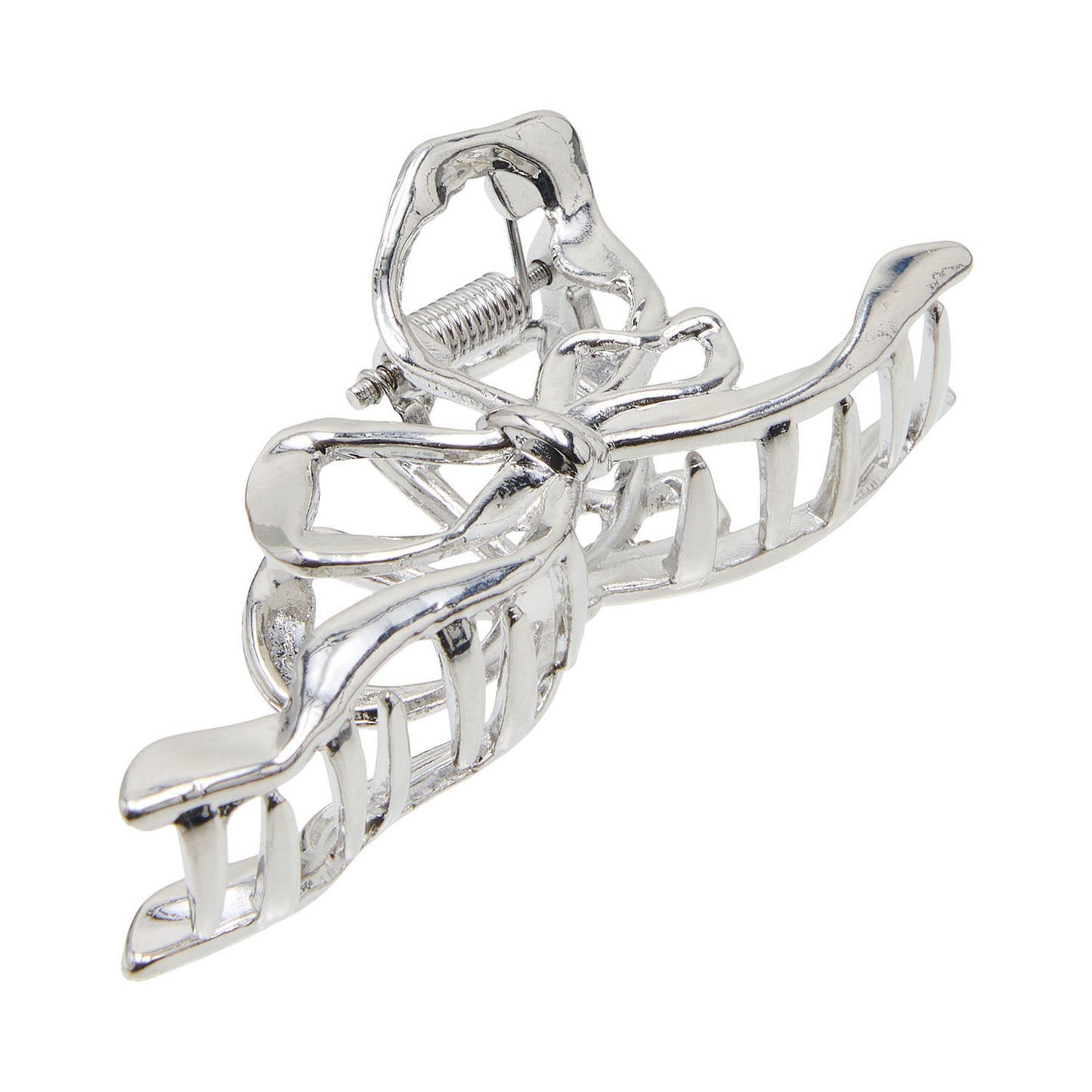 Petit Metallic Bow Klemme