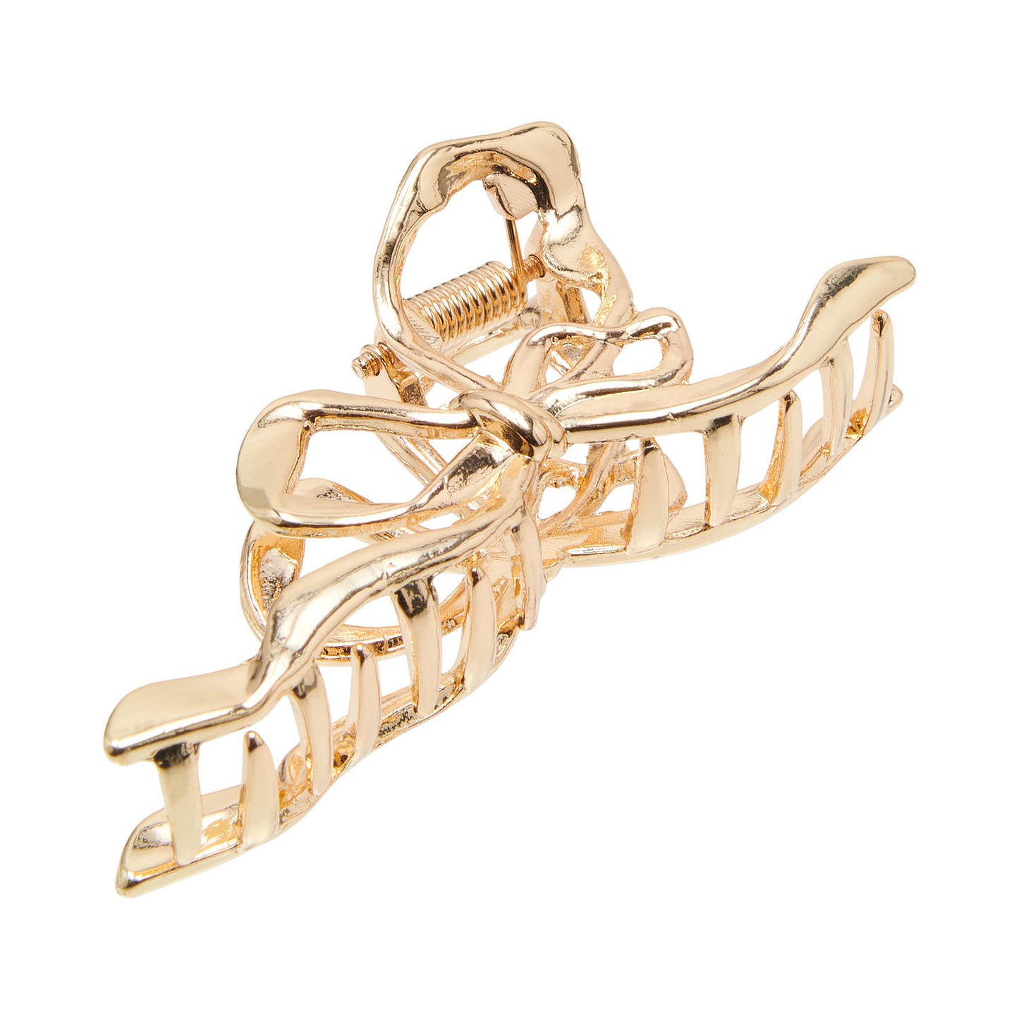 Petit Metallic Bow Klemme
