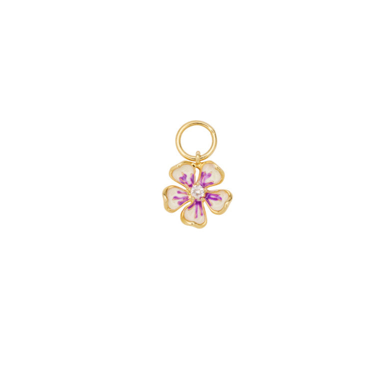 Enamel Flower Vedhæng
