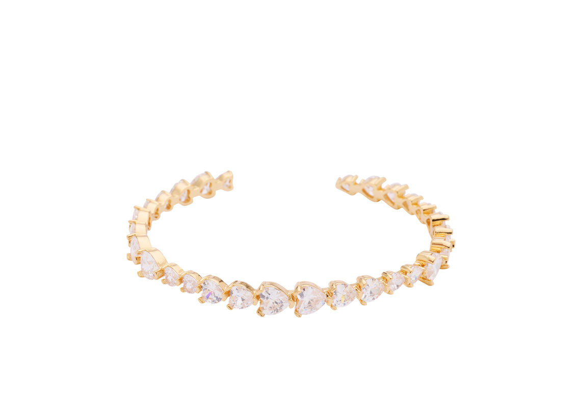 Crystal Heart Armring