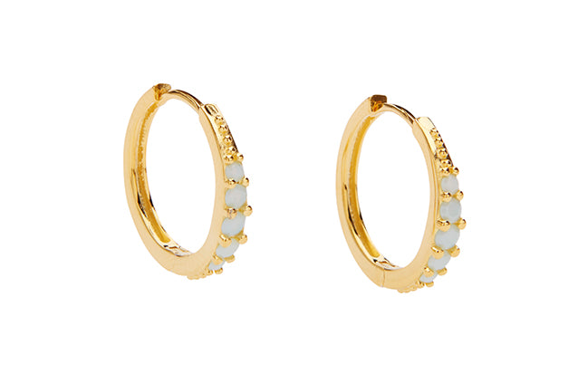Aisha Crystal Hoops