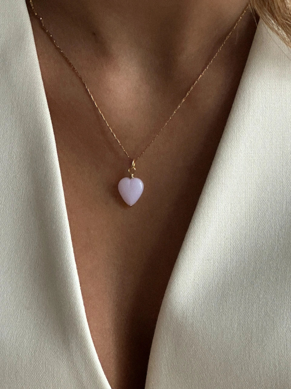 French Grande Heart Vedhæng