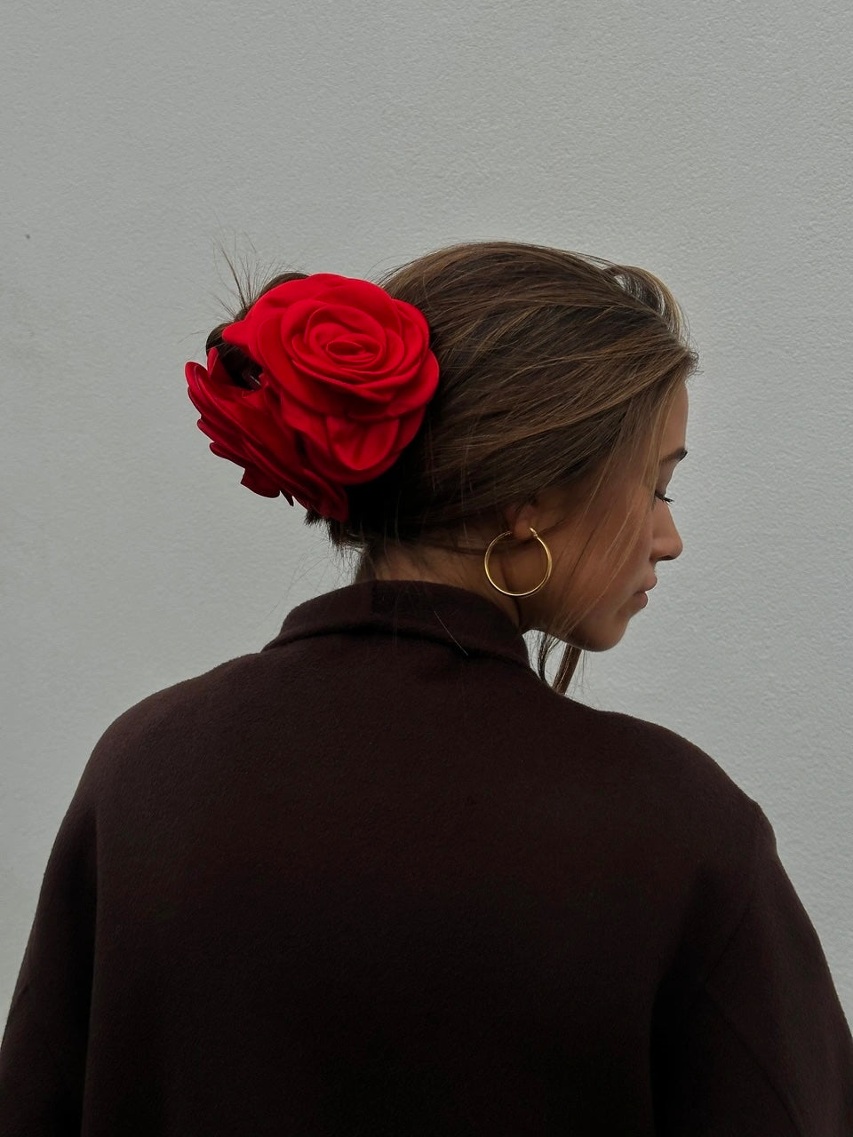 Giant Satin Rose Klemme