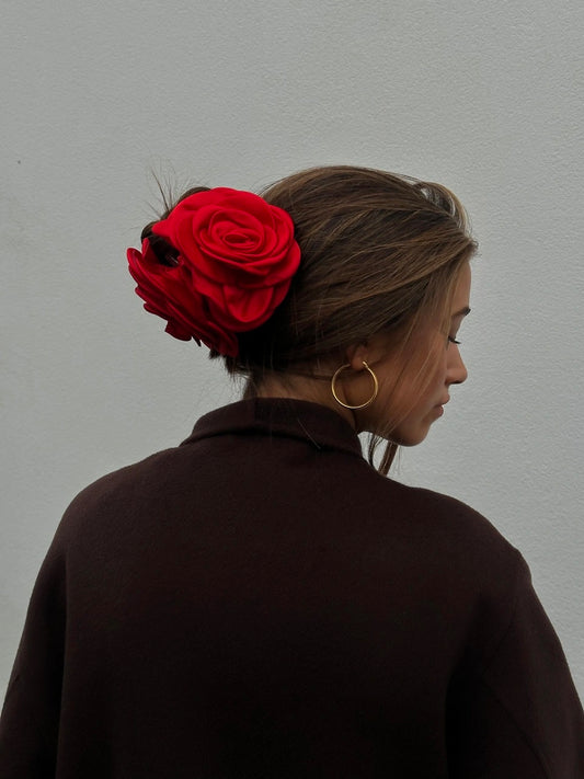 Giant Satin Rose Klemme