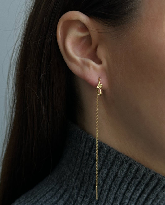 Tulip Chain Øreringe