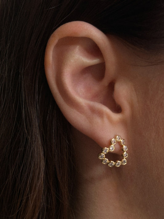 Mina Petit Crystal Ørestikker