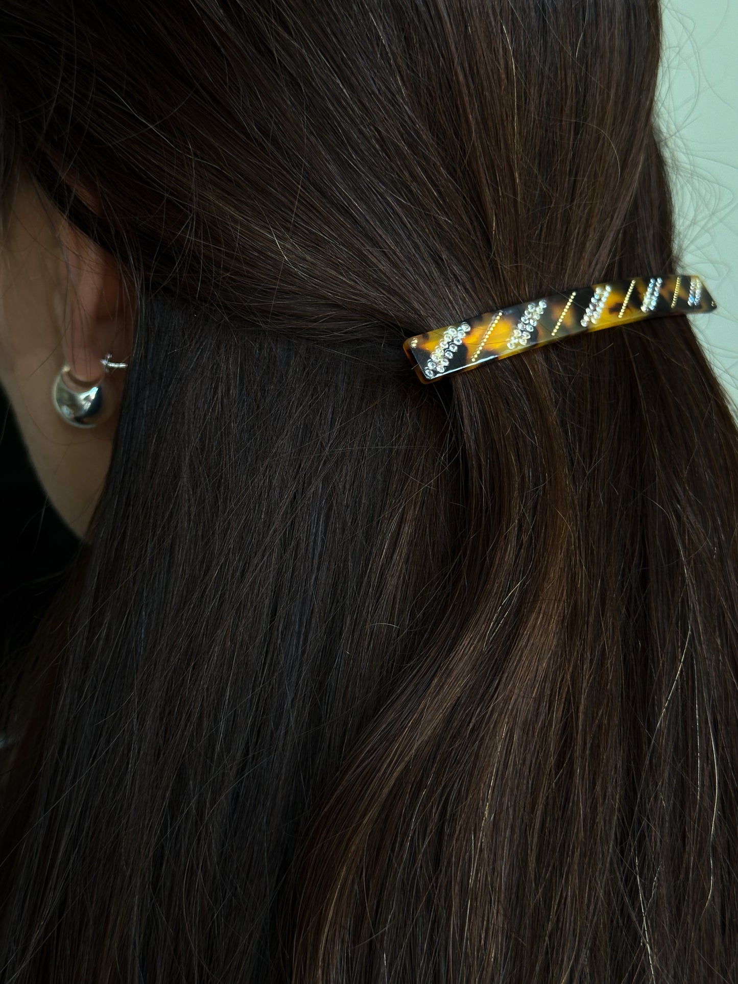 Grande Cady Crystal Barrette<br>