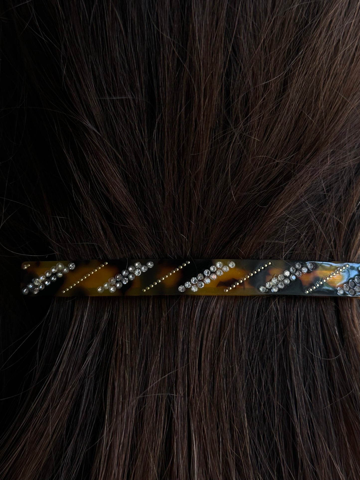Grande Cady Crystal Barrette<br>