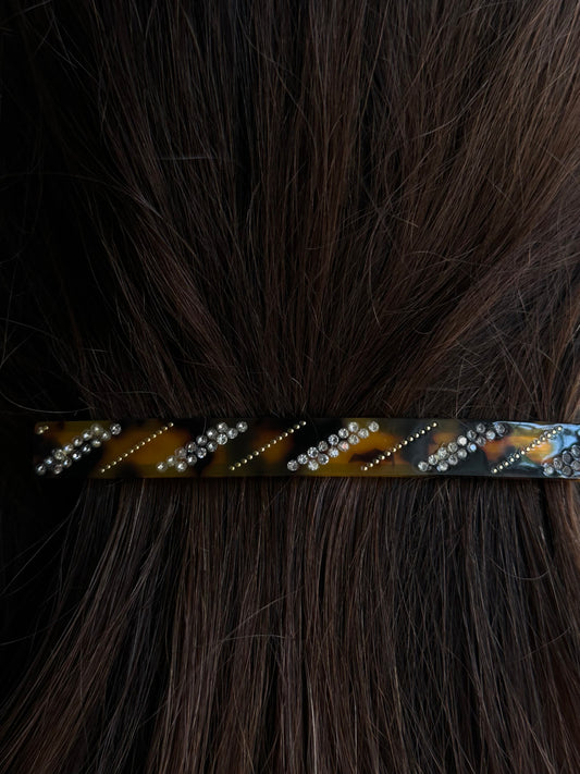Grande Cady Crystal Barrette<br>
