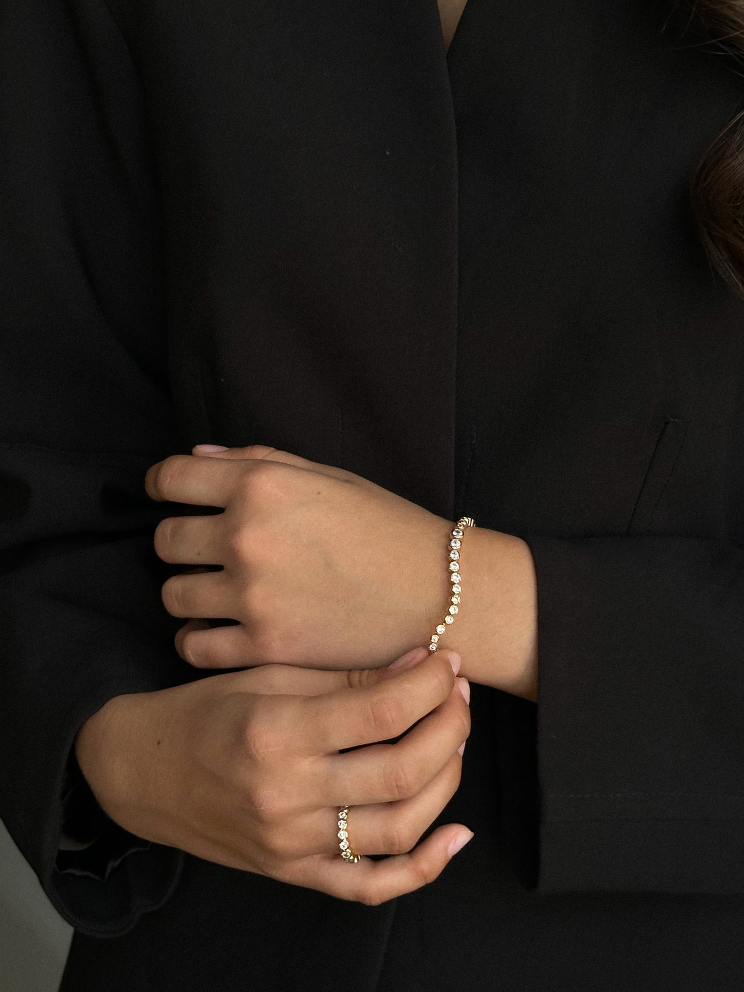 Elva krystalarmbånd