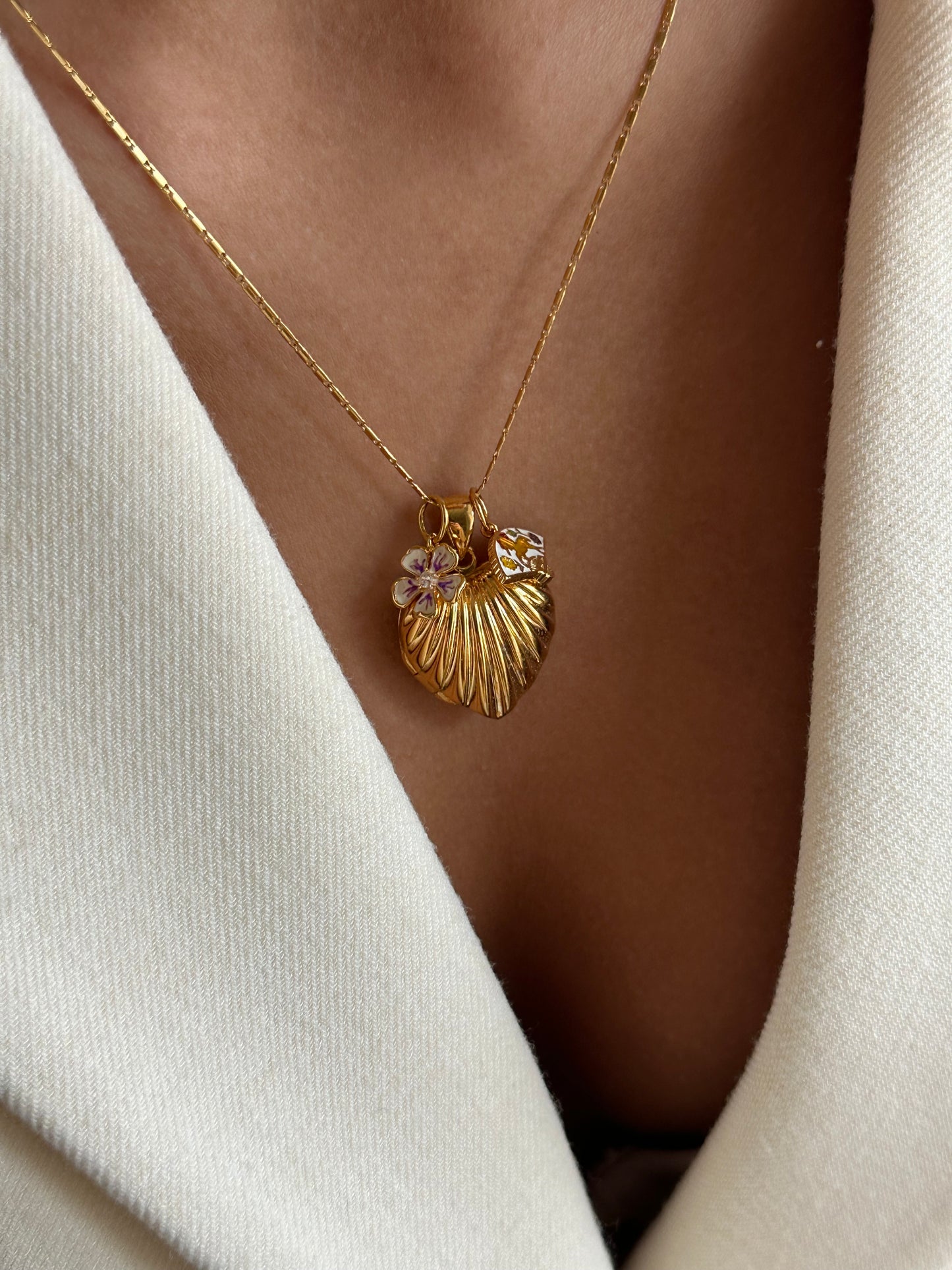 Enamel Clover Vedhæng