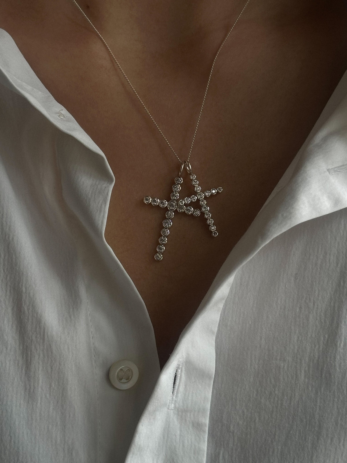 Cross Crystal Pendant