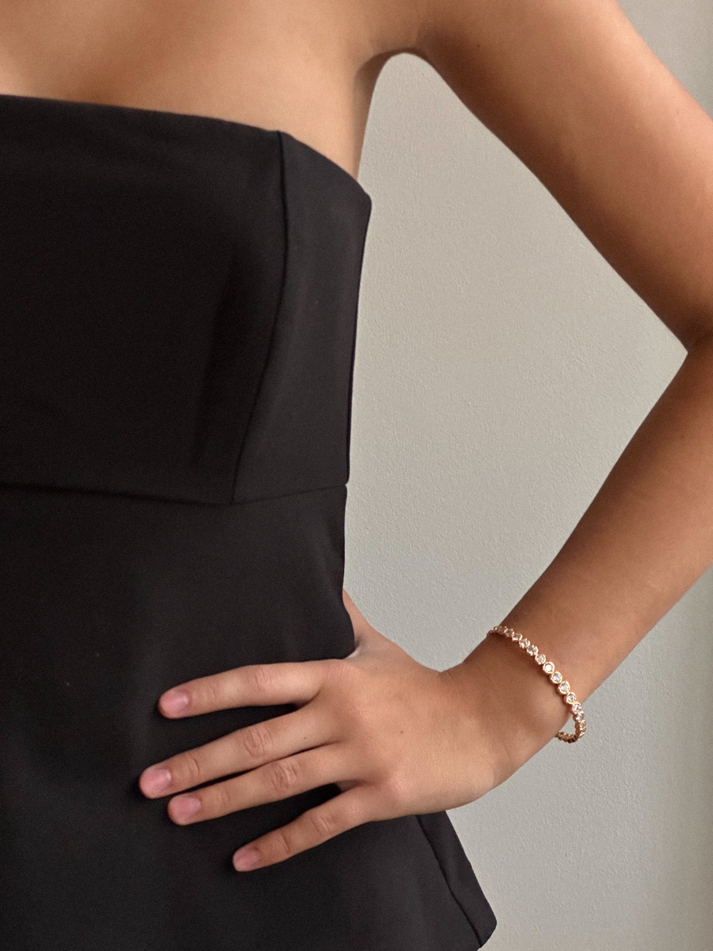 Elva krystal-armbånd