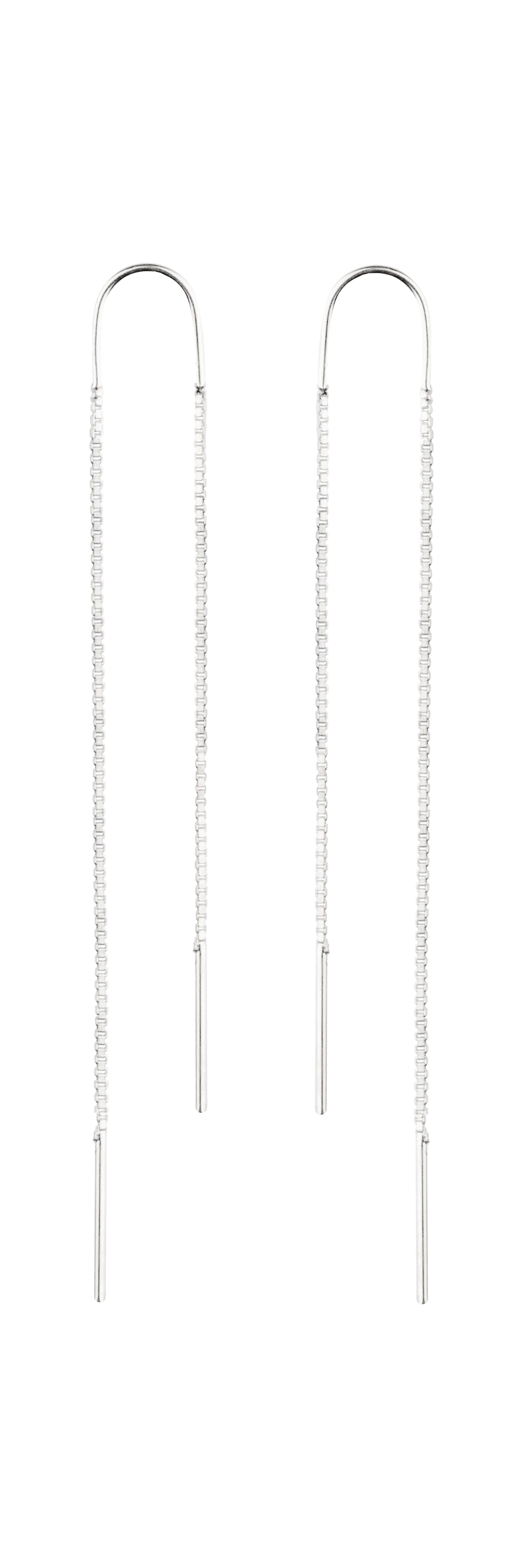 Double Chain Earrings "Long"