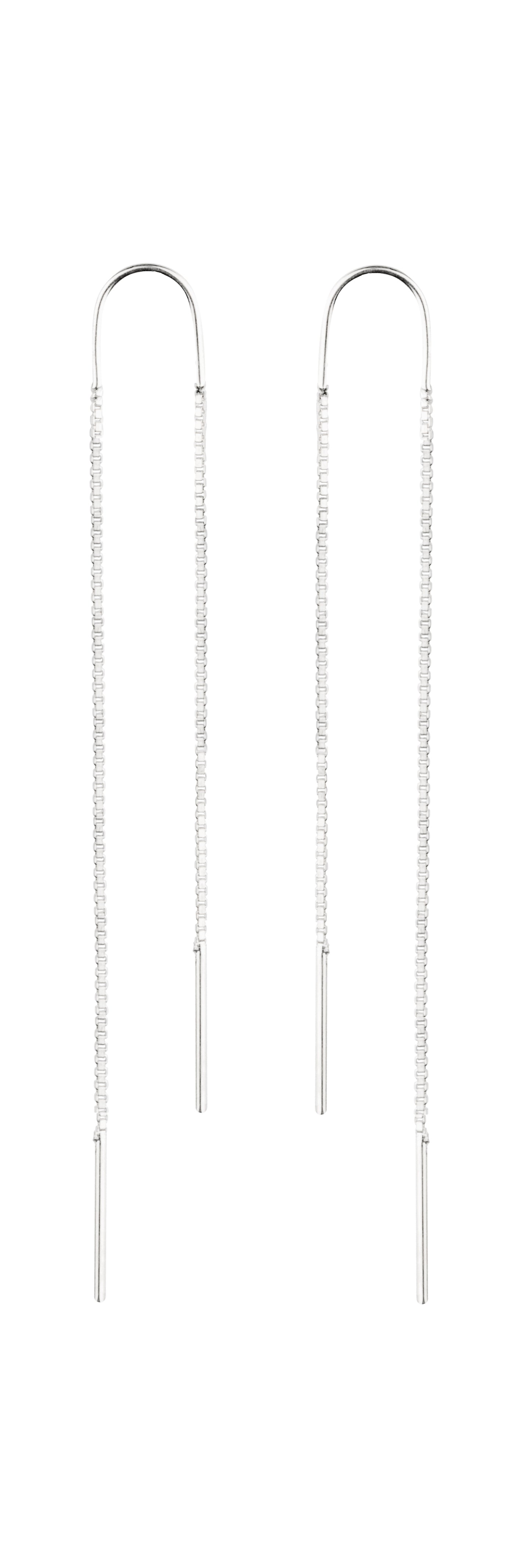 Double Chain Øreringe "Long"