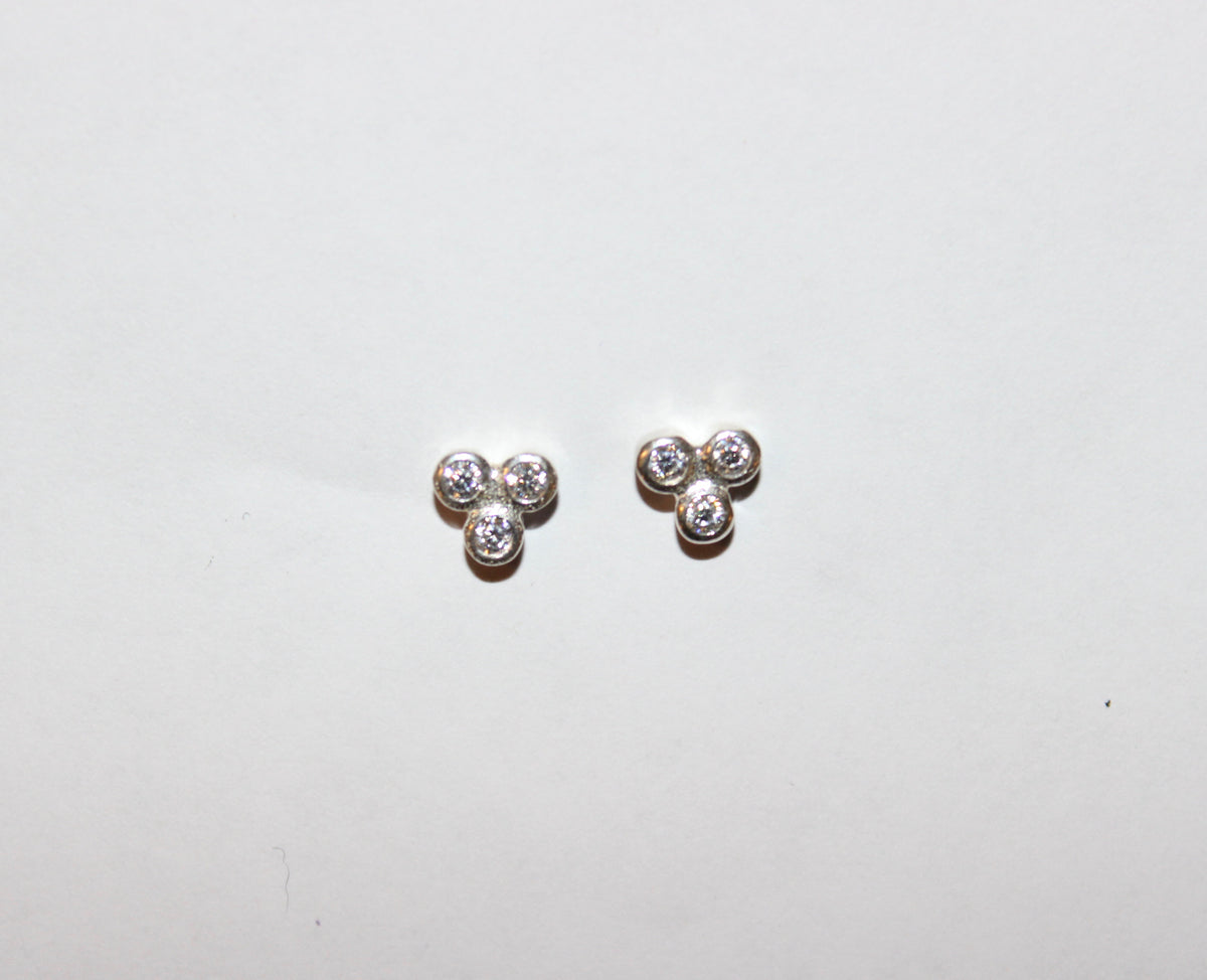 Triangle Crystal Studs