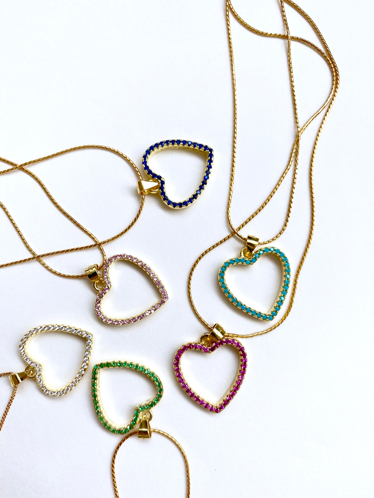Rainy Heart Grande Necklace