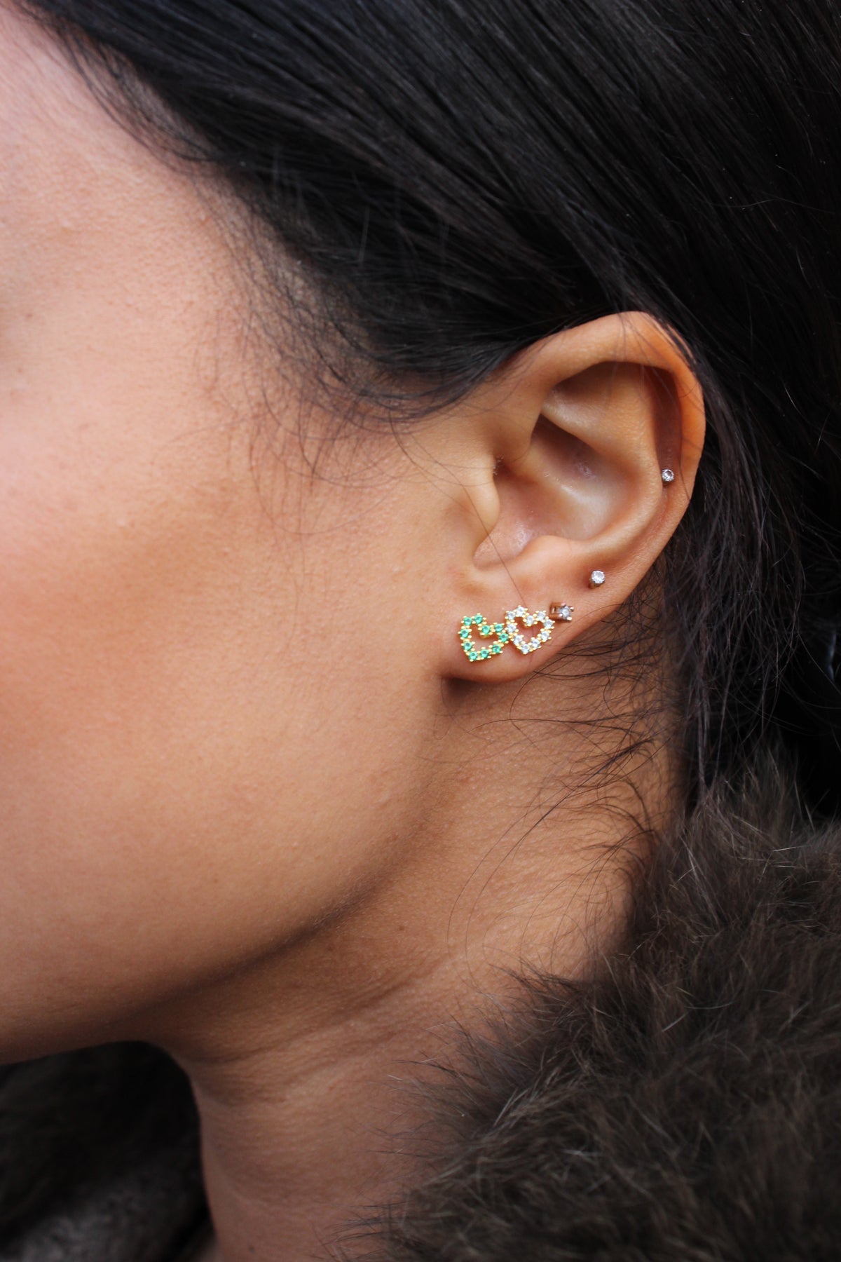 Cæur Crystal Studs