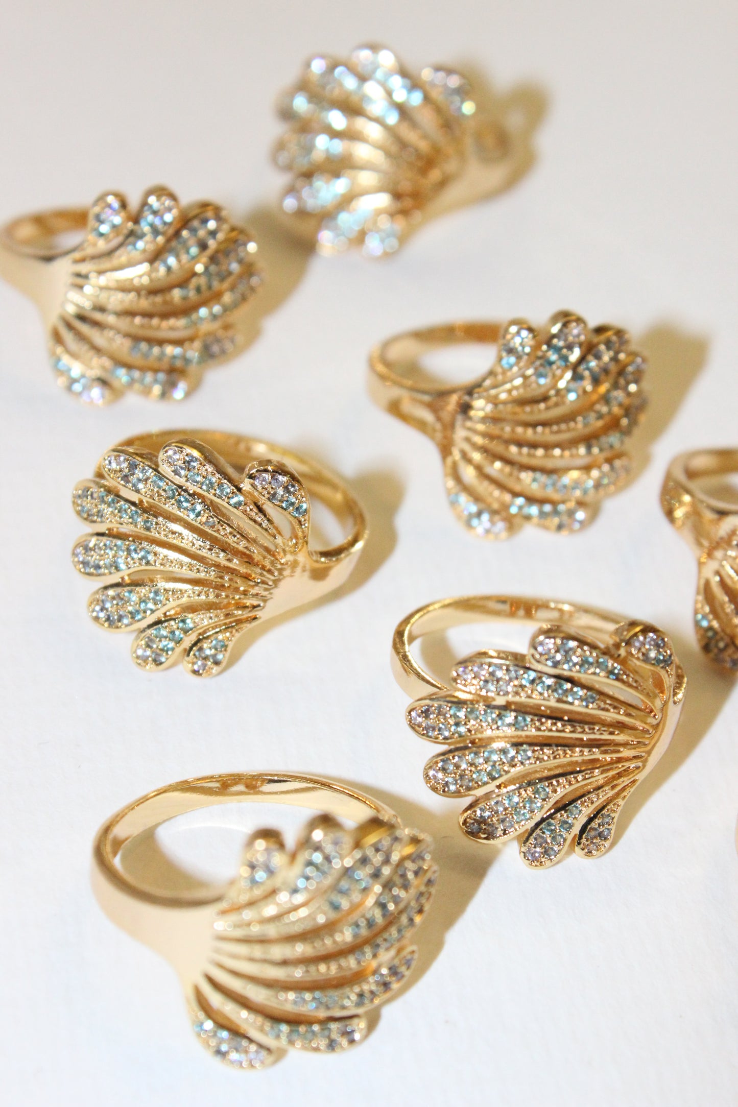 Margot Crystal Ring - Aqua