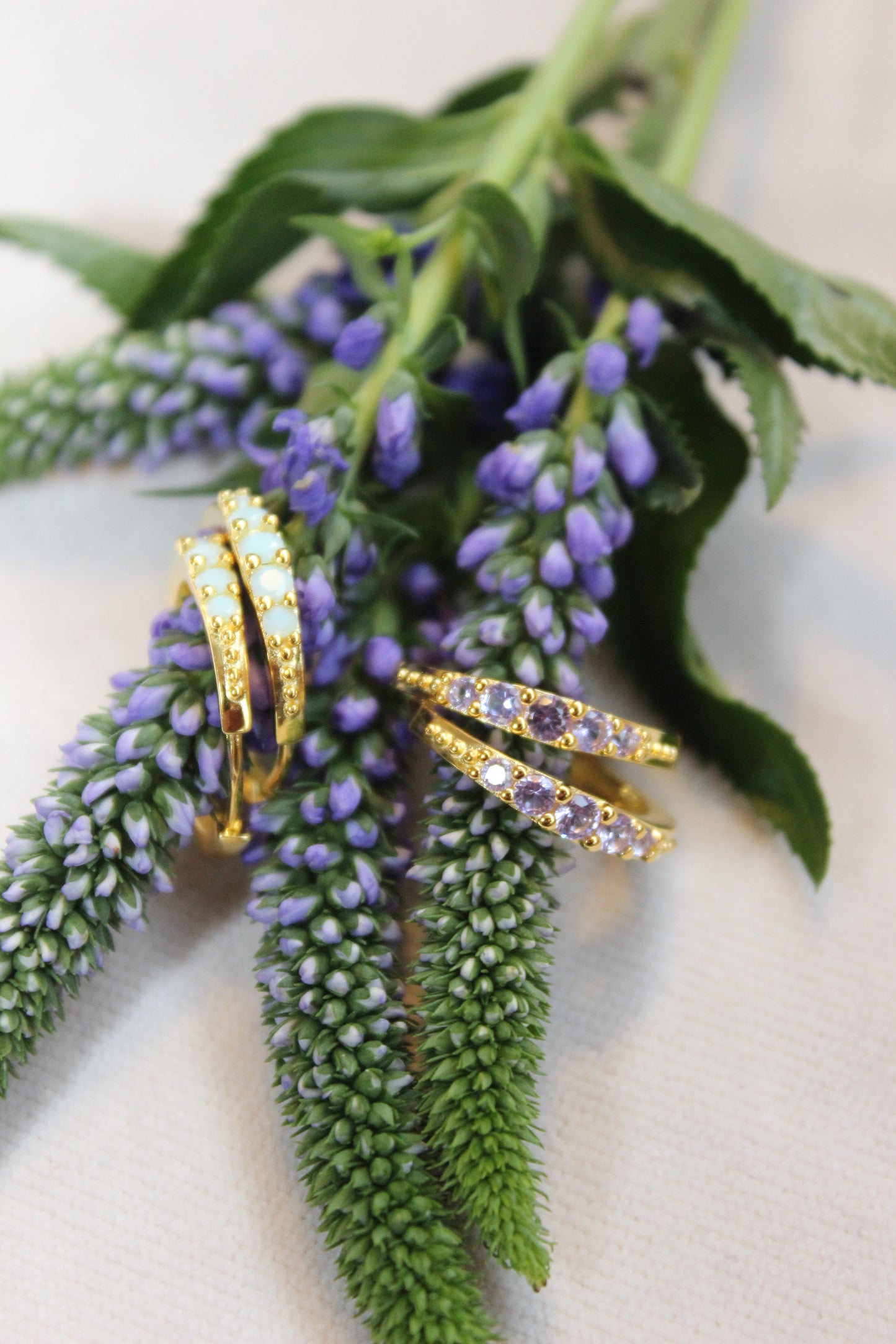 Aisha Crystal Hoops