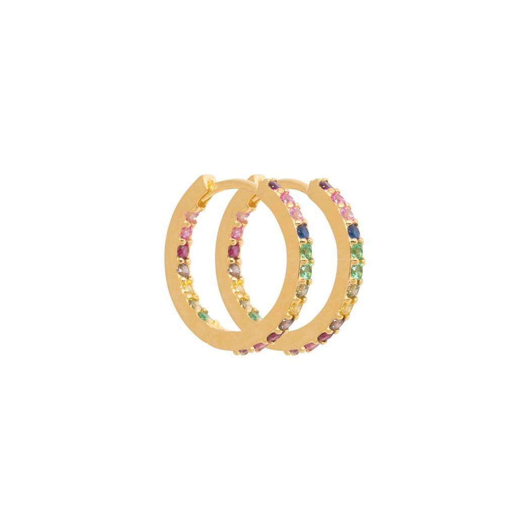Rainy Medium Hoops