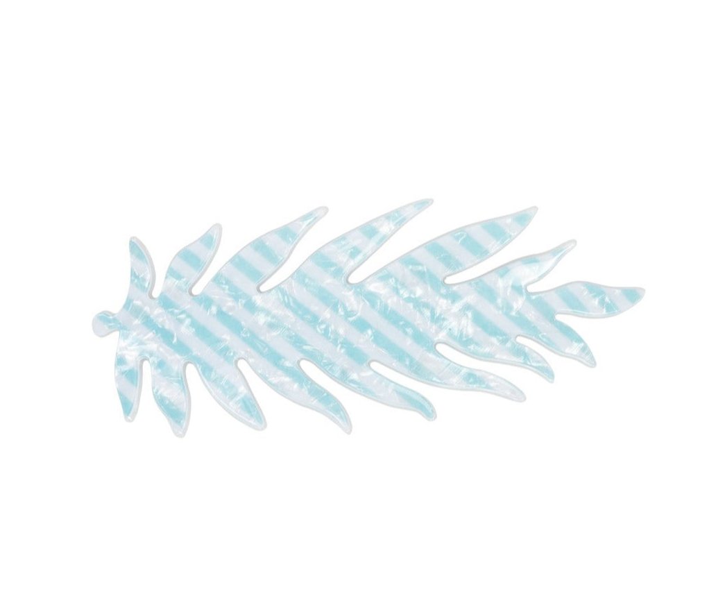 Leafy Stripe Barrette