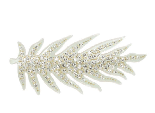 Leafy Diamond Barrette