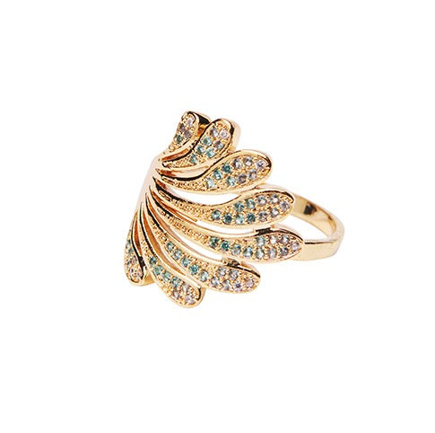 Margot Crystal Ring - Aqua