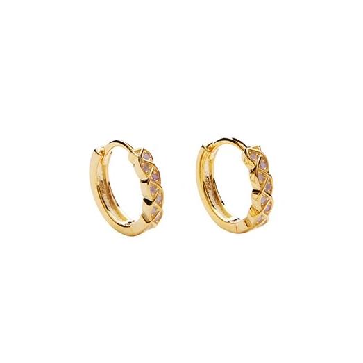 Situla Crystal Hoops