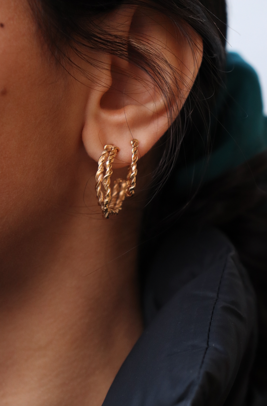 Blake Double Øreringe