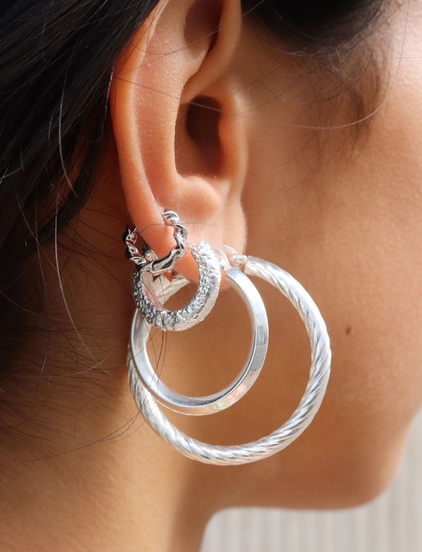 Paisley Petit Hoops