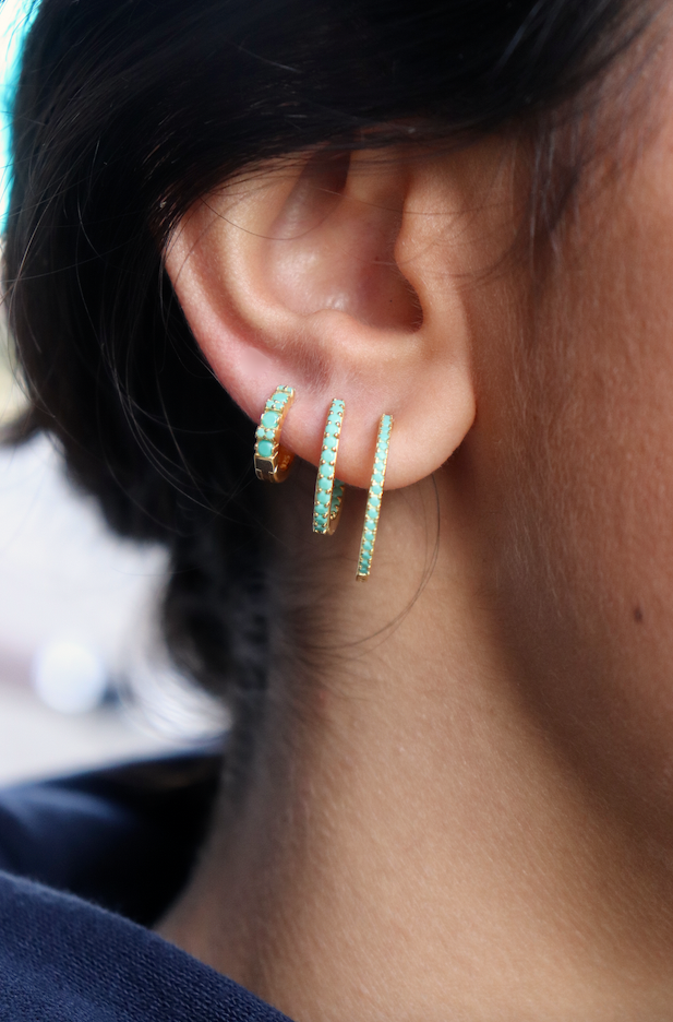 Rainy Medium Hoops