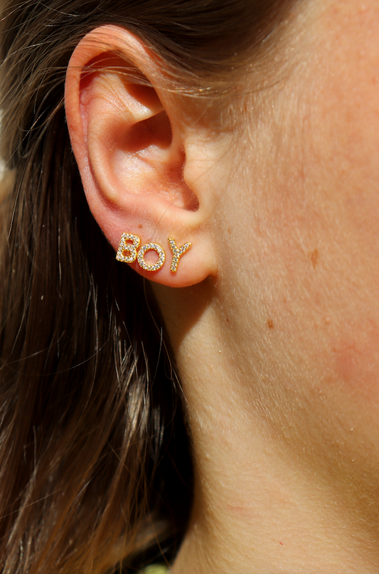 Alfabet Crystal Ørestik