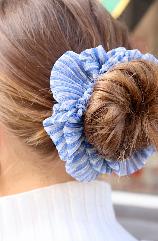 Metallic Scrunchie Stripe