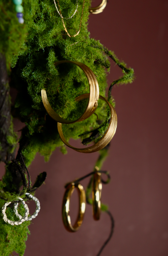 Olive Grande Øreringe