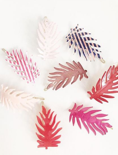 Leaf Stripe Hårspænde