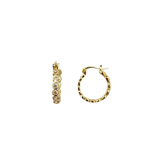 Elva Crystal Hoops