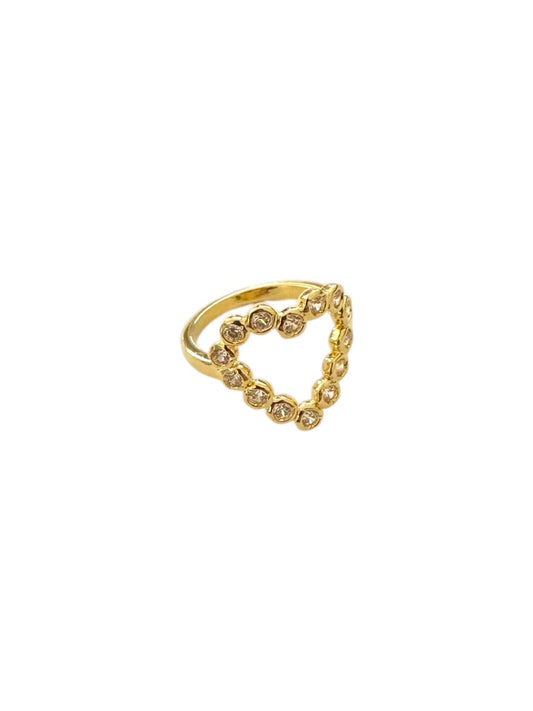 Elva Heart Crystal Ring