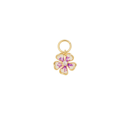 Enamel Flower Vedhæng