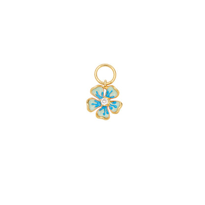 Enamel Flower Vedhæng