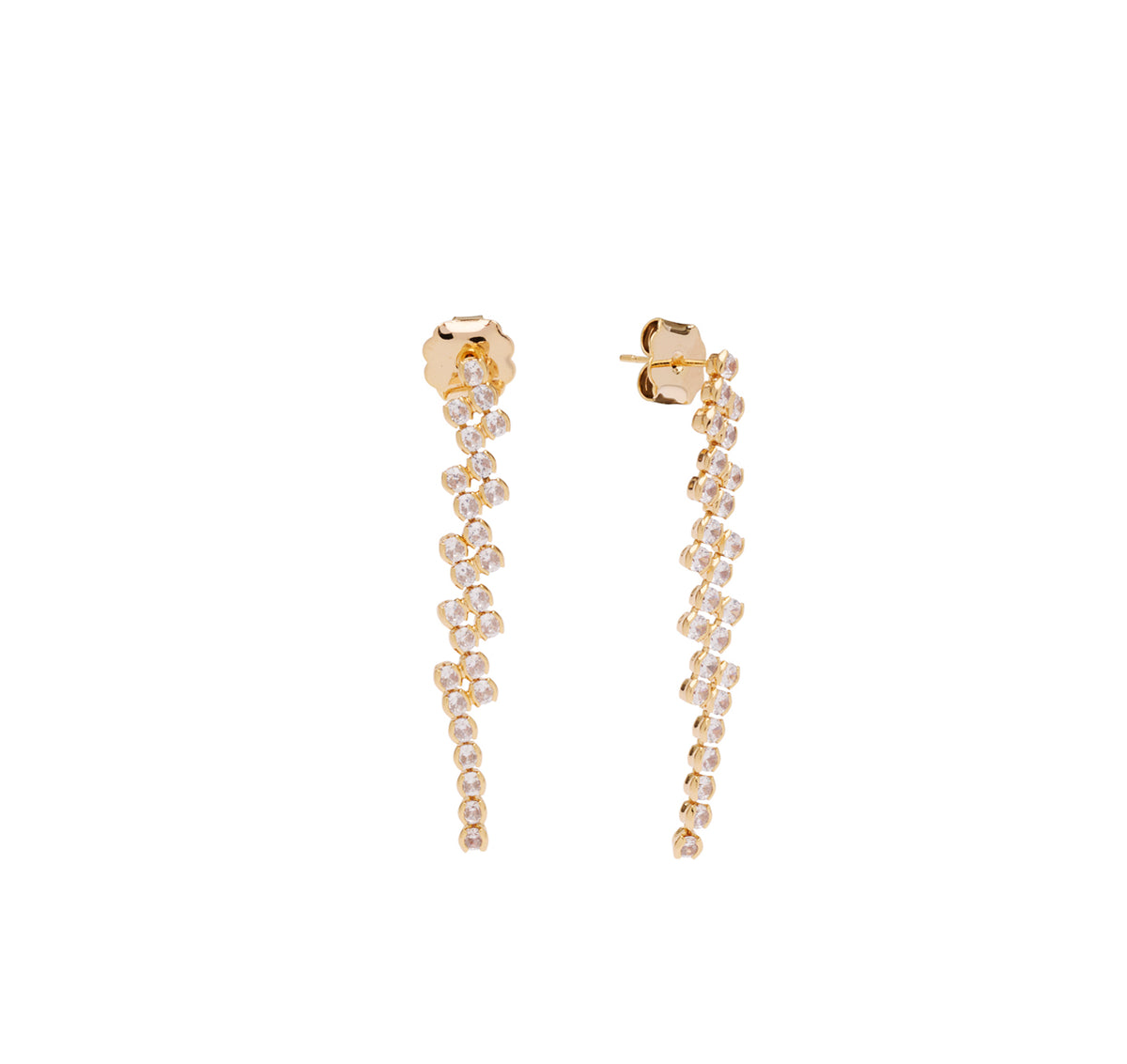 Claire Crystal Short Studs