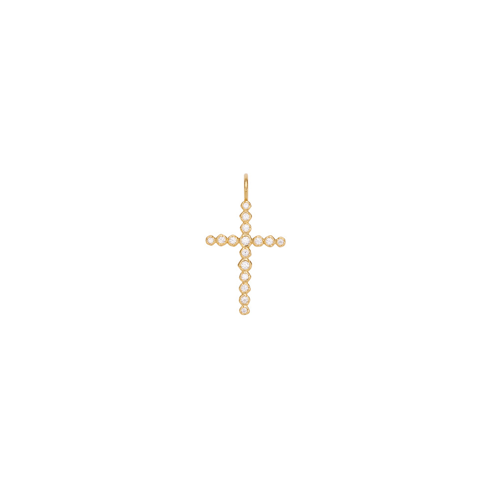 Cross Small Crystal Pendant