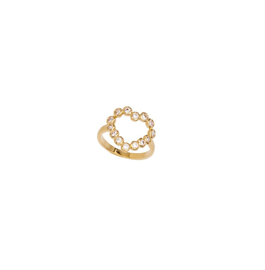 Elva Heart Crystal Ring