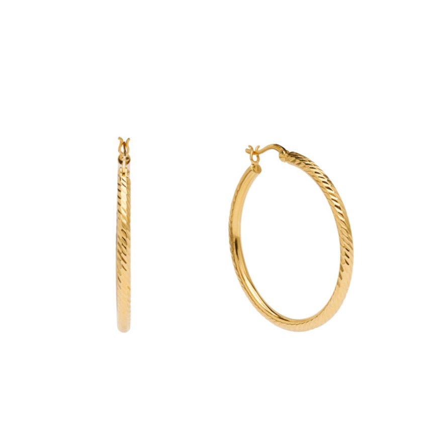 Mia Large Hoops