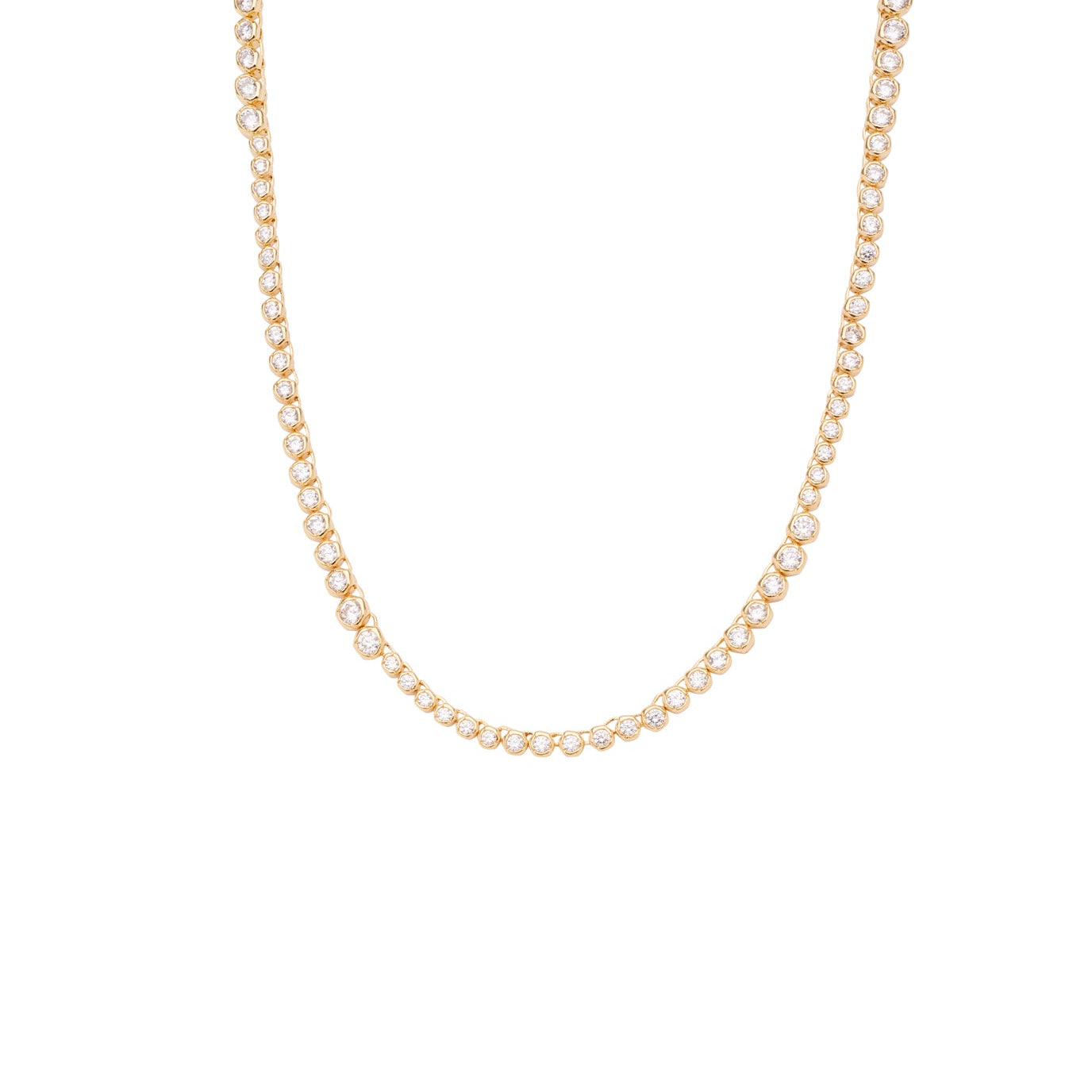 Elva krystalhalskæde