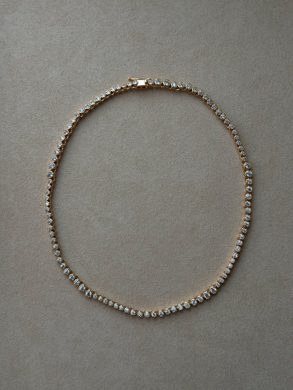 Elva krystalhalskæde